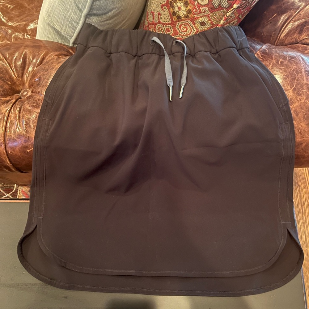 Navy Blue Drawstring Lululemon Skirt